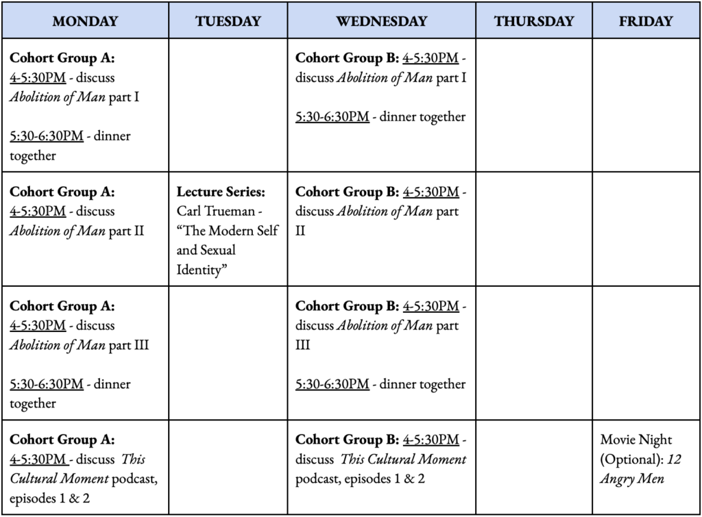 Lewis House Scholars Application Lewis House